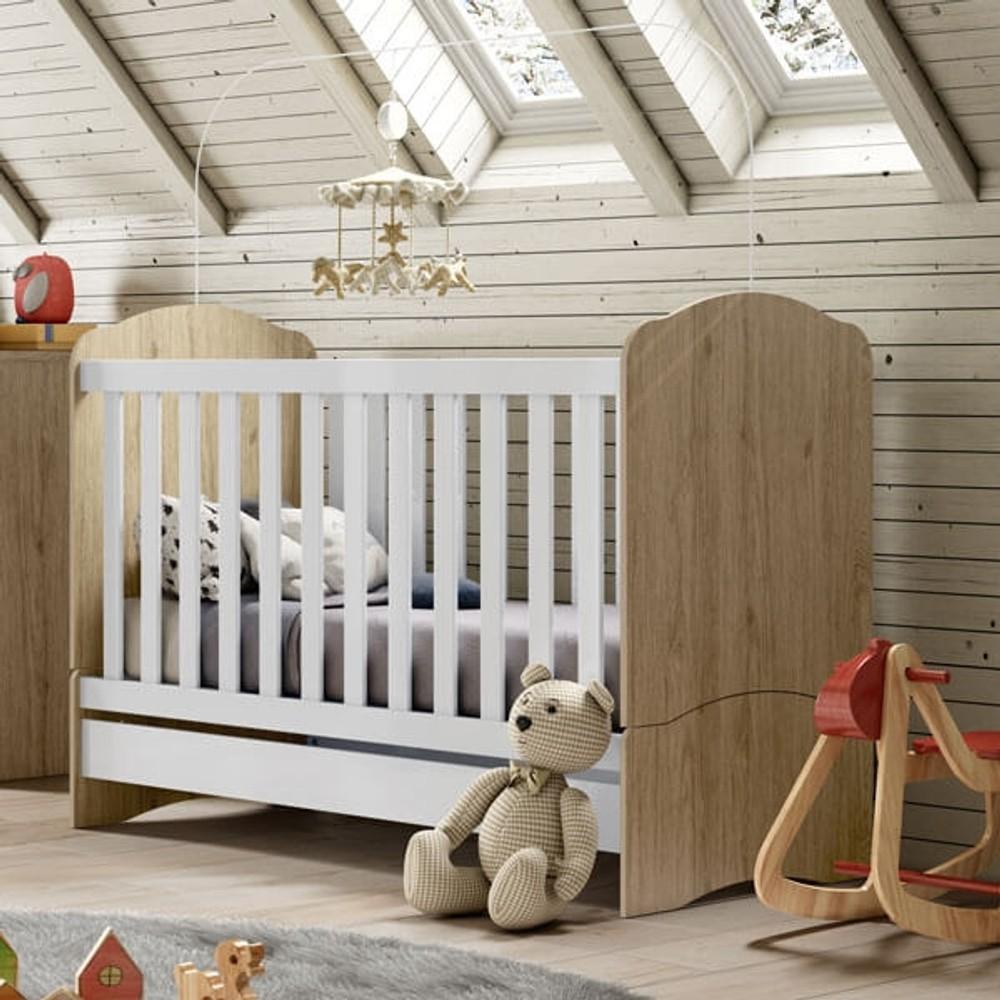 CUNA MINI-CAMA BALA DE MENTA I HENN RÚSTICO|BLANCO ABB-264723