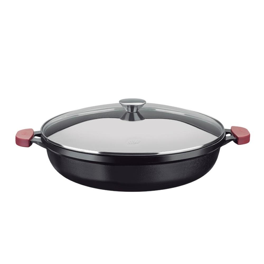 DISCO ALTO DE HIERRO CON TAPA DE VIDRIO NEGRO MTA ABB-284189