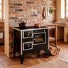 COCINA A LEÑA GERAL Nº VITROCERAMICA GERAL LADO DERECHO NEGRO ABB-290470