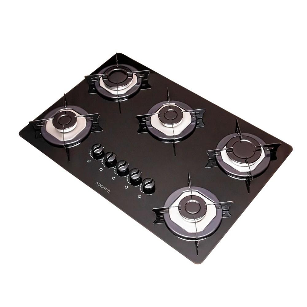 COOKTOP HORNALLAS MESA DE VIDRIO FOGATTI NEGRO ABB-291873