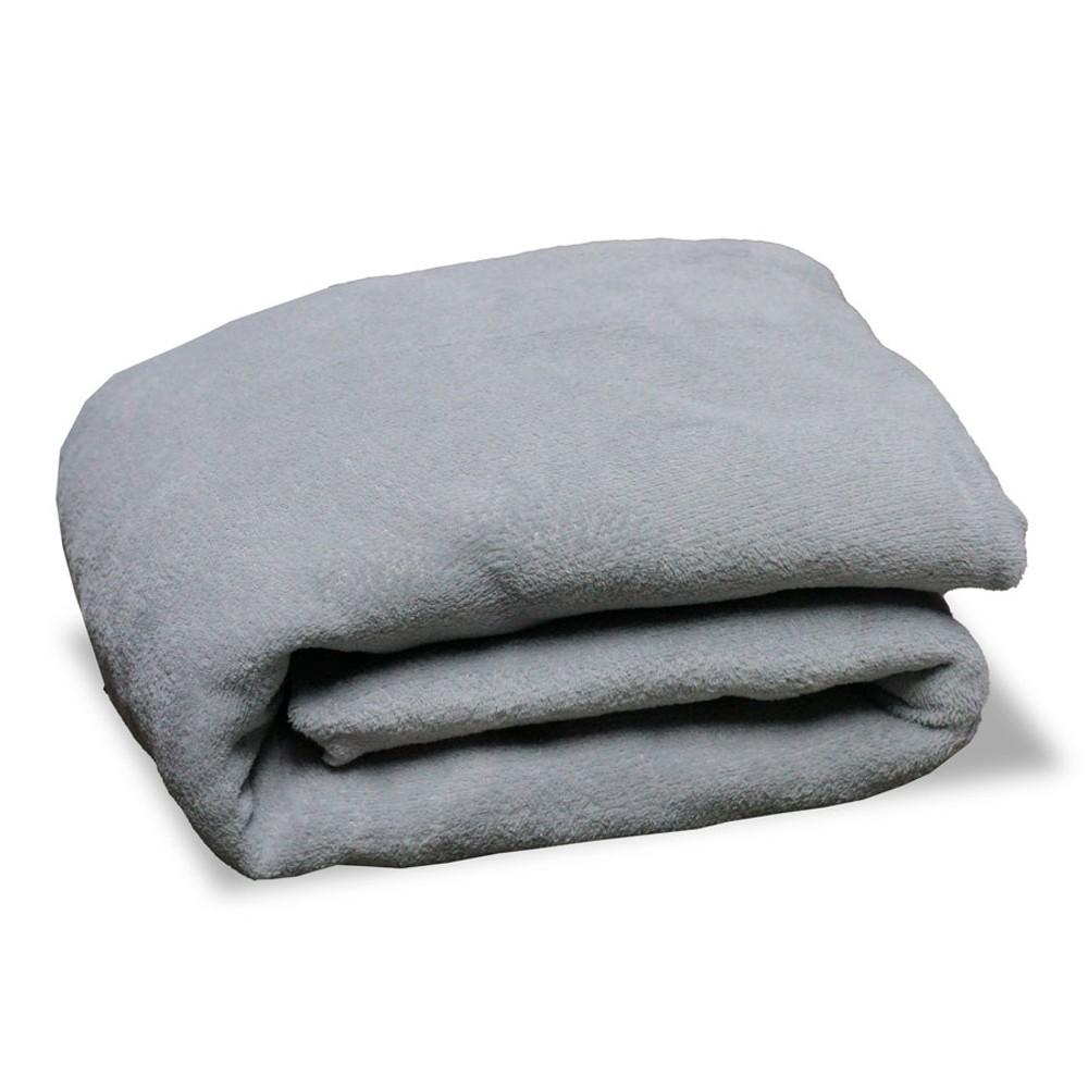 JUEGO DE SABANA PLUSH . ABBA CONFORT LINE GRIS ABB-295093