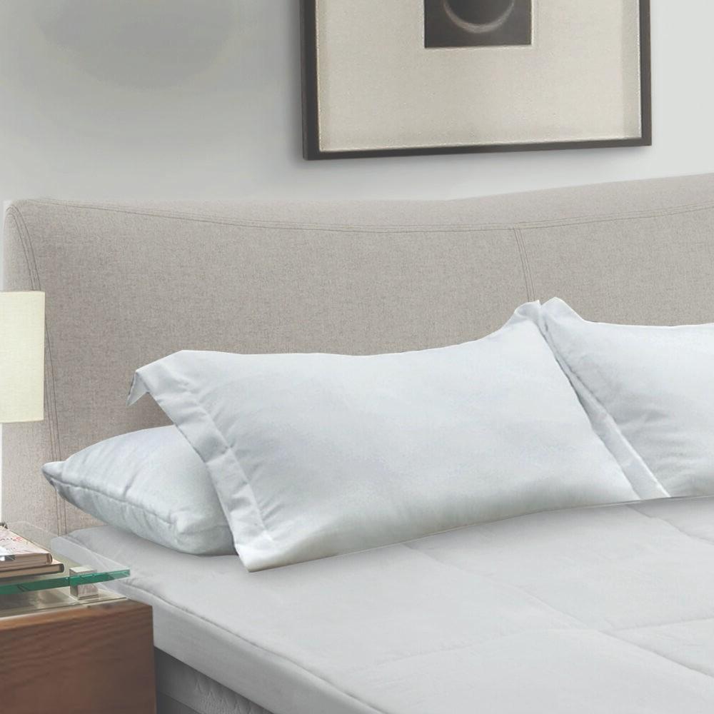 PILLOW TOP MANTA SILICONADA MICRO FIBRA ABBA CONFORT LINE BLANCO ABB-295598
