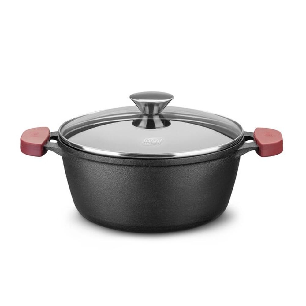 CACEROLA DE HIERRO N° CON TAPA DE VIDRIO MTA ABB-296465