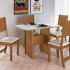 CONJUNTO COMEDOR SILLAS EVORA . INDÉKES FREIJO|OFF WHITE ABB-305402