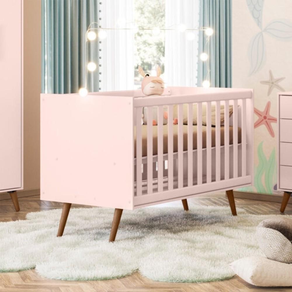 CUNA MINI CAMA Q ENCANTO RETRO QMOVI ROSA ABB-306485