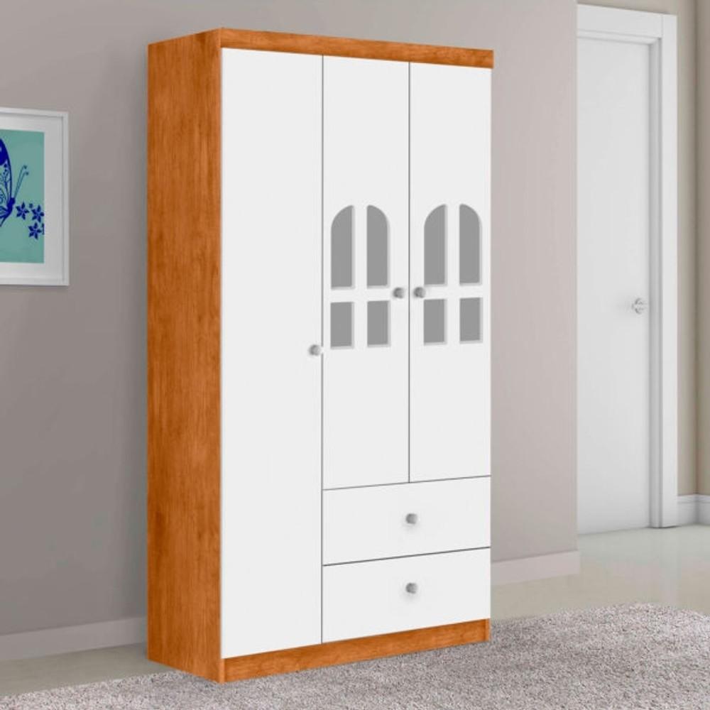 ROPERO PUERTAS CAJONES ALVIN QMOVI NATURE|BLANCO ABB-309448
