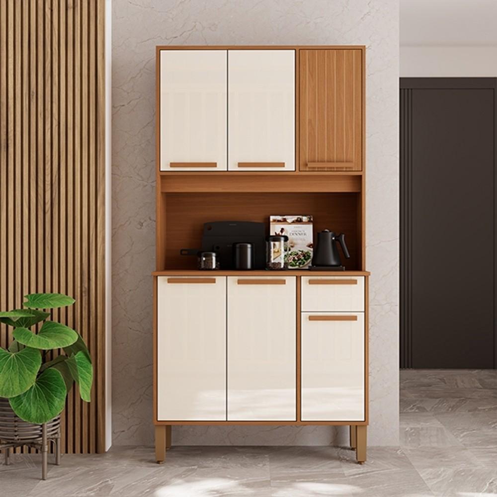 KIT COCINA PUERTAS CAJON LAGOS INDEKES FREIJO | OFF WHITE ABB-325417