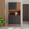 KIT COCINA PUERTAS CAJON LAGOS INDEKES FREIJO | PLOMO ABB-325424
