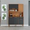 KIT COCINA PUERTAS CAJON SINTRA INDEKES FREIJO | PLOMO ABB-325448