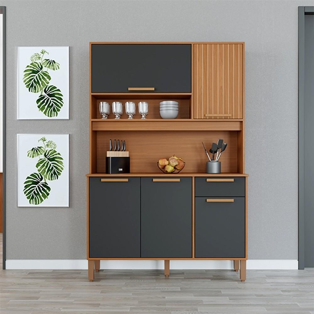 KIT COCINA PUERTAS CAJON SINTRA INDEKES FREIJO | PLOMO ABB-325448