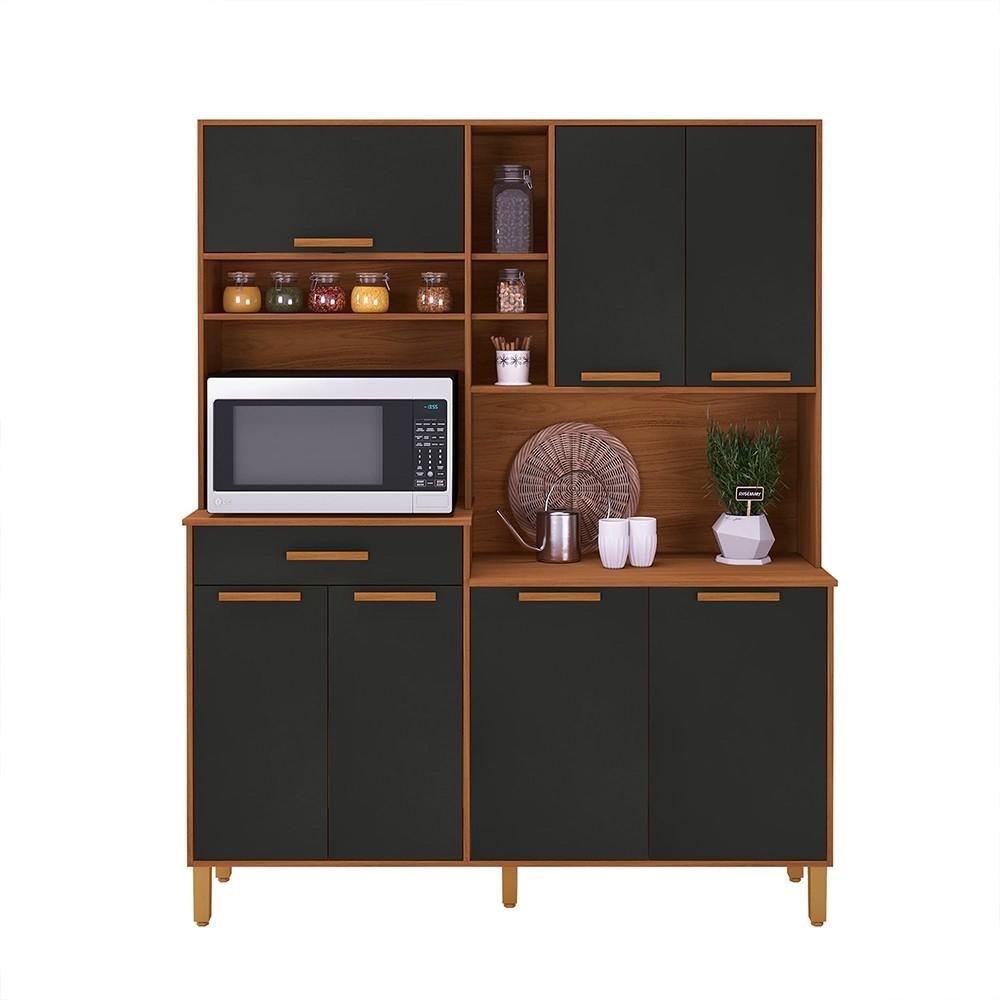 KIT COCINA PUERTAS CAJON BRAGA INDÉKES FREIJO | PLOMO ABB-325455