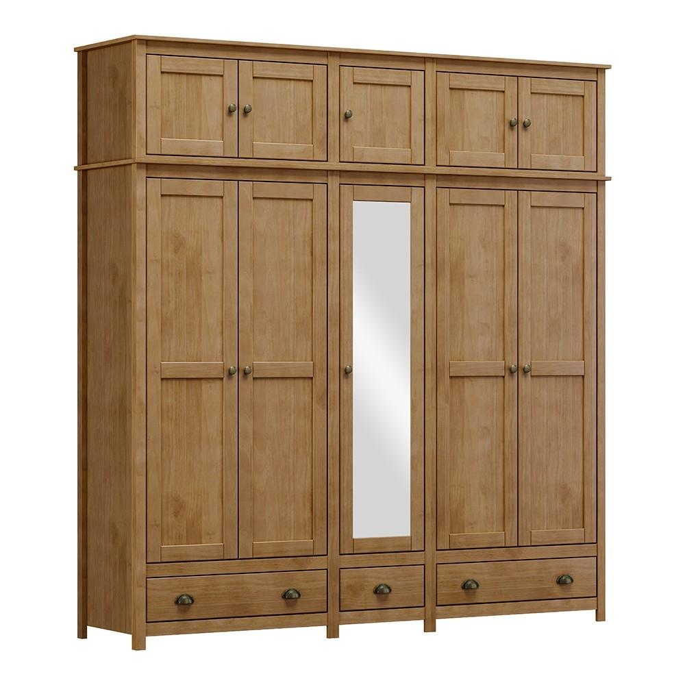 ROPERO PUERTAS CAJONES TOPAZIO BV CON VALIJERO FINESTRA FREIJO ABB-326933
