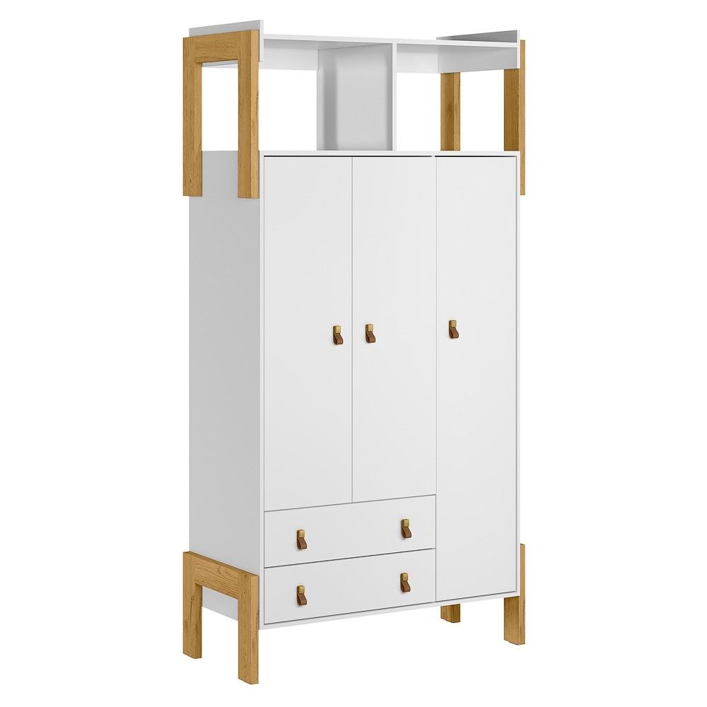 ROPERO PUERTAS CAJONES FANTASIA QMOVI BLANCO ABB-327831