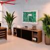 ARMARIO BAJO PREMIUM .. PUERTAS CORREDIZAS Y CAJONES GIOBEL NOCE | NEGRO ABB-327893