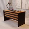 MESA DE ESCRITORIO START PERFERCT . GIOBEL NOGAL | NEGRO ABB-328005
