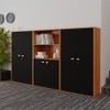 ARMARIO ALTO CERRADO START PERFECT . CON DOS PUERTAS GIOBEL NOCE | NEGRO ABB-328043