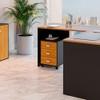CAJONERA VOLANTE START PERFECT CON RUEDITAS Y CAJONES GIOBEL NOCE | NEGRO ABB-328074