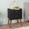 MESA DE LUZ CAJONES AROMA FIORELLO NEGRO ABB-329934