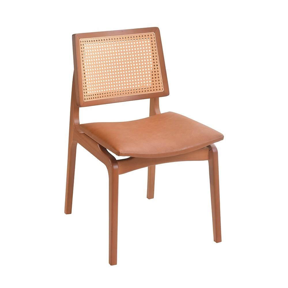 SILLA DE MADERA AMSTERDAM REFINATTO ALMENDRA | V ABB-330145
