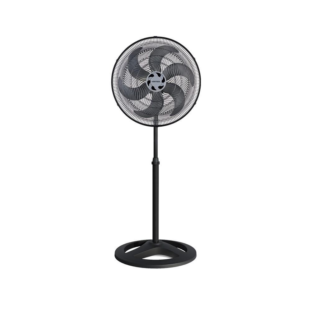 VENTILADOR DE PIE CM TURBO ASPAS VENTISOL NEGRO ABB-331548