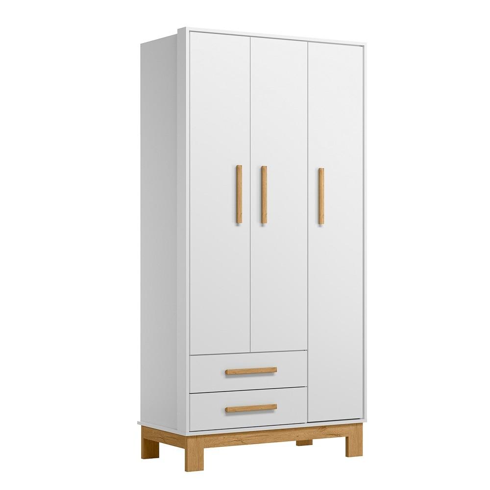 ROPERO PUERTAS CAJONES SLIM QMOVI BLANCO ABB-331760