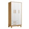ROPERO PUERTAS CAJONES SLIM QMOVI FREIJO | BLANCO ABB-331777
