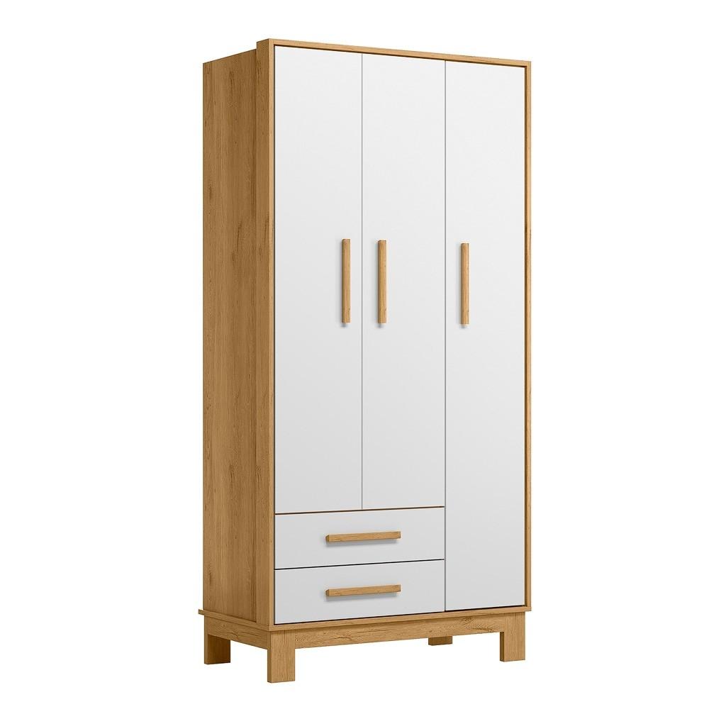 ROPERO PUERTAS CAJONES SLIM QMOVI FREIJO | BLANCO ABB-331777
