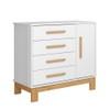 COMODA ZAPATERA PUERTA CAJONES SLIM QMOVI BLANCO ABB-331784