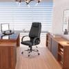 SILLA PRESIDENTE CROMADA LUNA . GIOBEL NEGRO ABB-332156