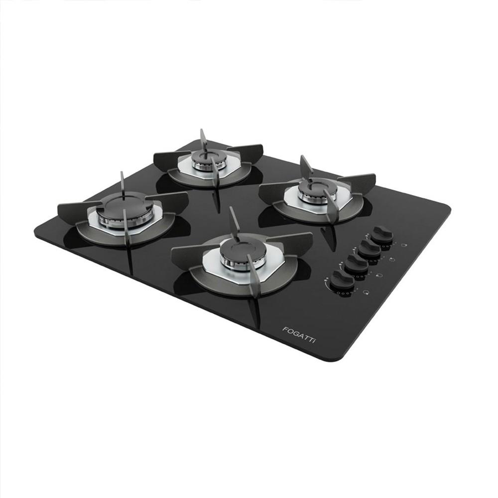 COOKTOP HORNALLAS SAFE FOGATTI NEGRO ABB-332507