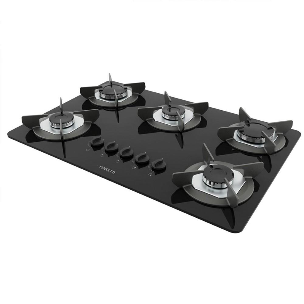 COOKTOP HORNALLAS SAFE FOGATTI NEGRO ABB-332514
