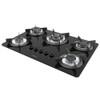 COOKTOP HORNALLAS TRIPLE LLAMA SAFE FOGATTI NEGRO ABB-332521