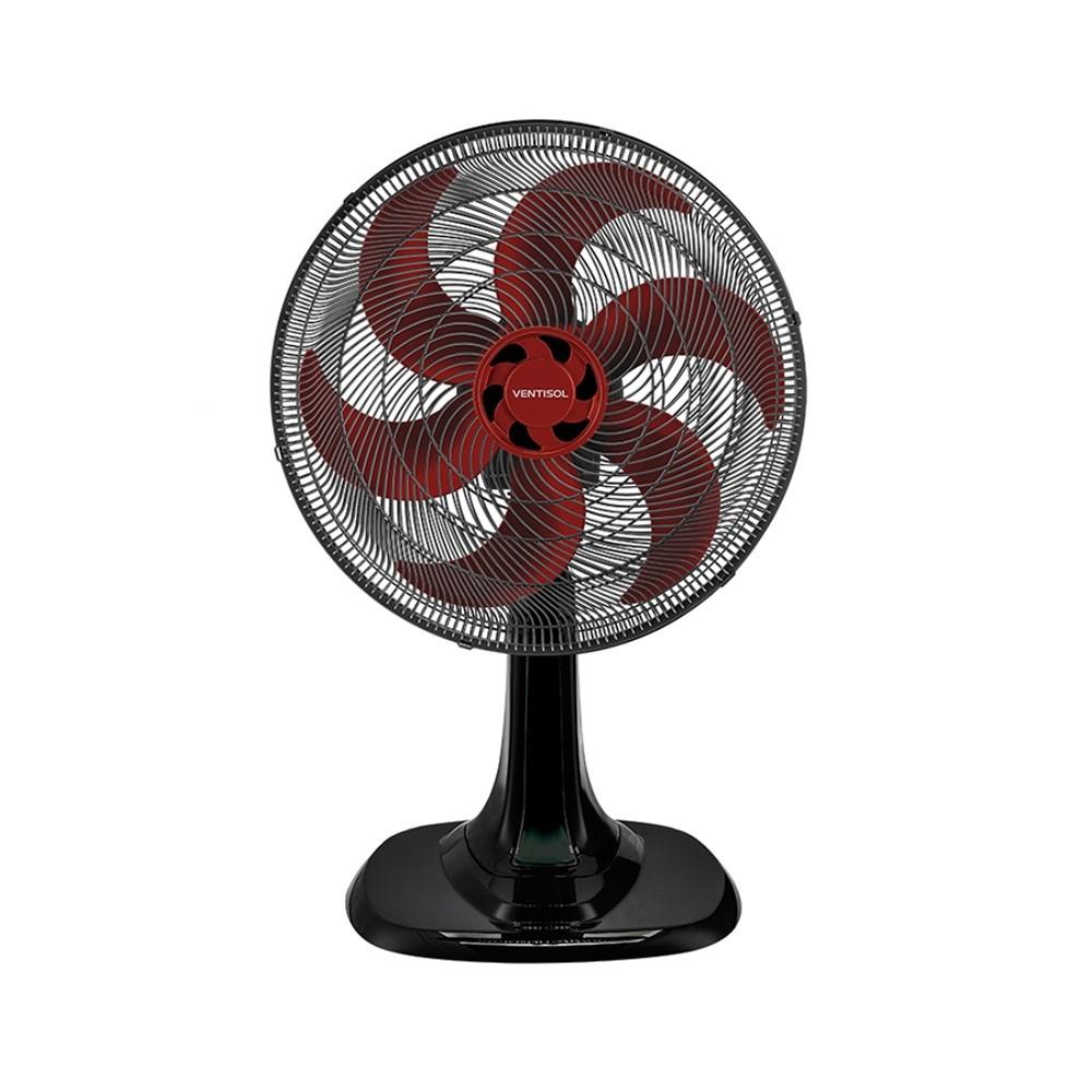 VENTILADOR DE MESA CM TURBO ASPAS VENTISOL ROJO ABB-333627