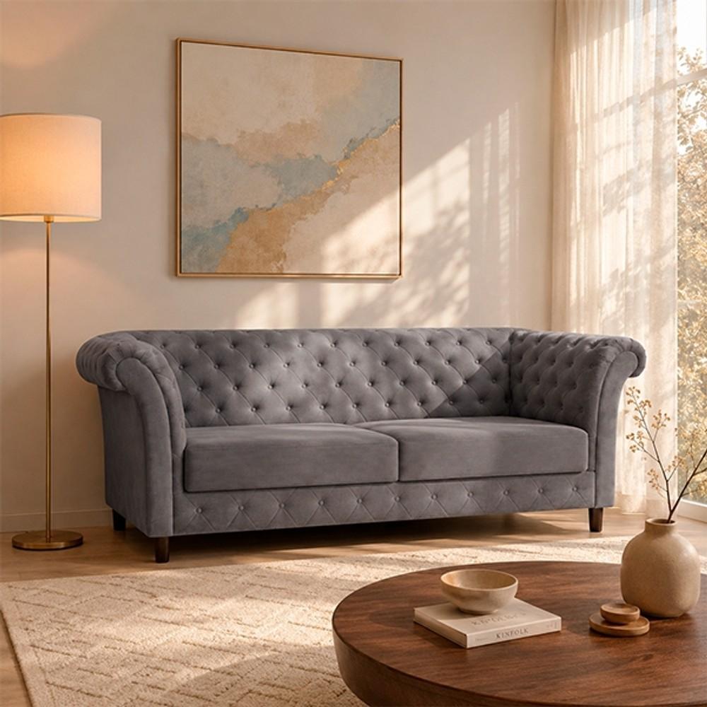 SOFÁ CLASSIC TRES LUGARES ABBA ABB-336451