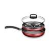 SARTEN PARA HUEVOS CON TAPA . LITROS N CRISTAL MTA CEREZA ABB-339094