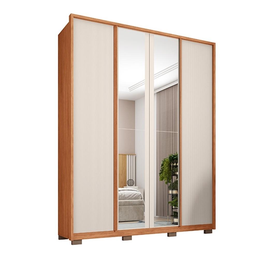 ROPERO PUERTAS CON ESPEJO LIOR . CAEMMUN FREIJO|OFF WHITE ABB-340779