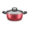 CACEROLA CON TAPA . LITROS N CRISTAL MTA CEREZA ABB-341271