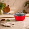 OLLA CON TAPA . LITROS STONE-FLON GRANITO MTA ABB-342322