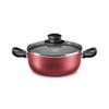 CACEROLA CON TAPA . LITROS N SUPRA MTA CEREZA ABB-342414