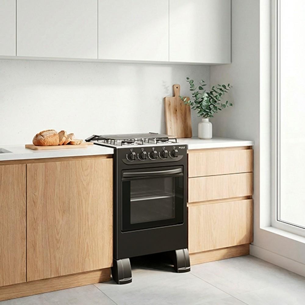 COCINA HORNALLAS MBARETE NEW ABBATEC NEGRO ABB-343039