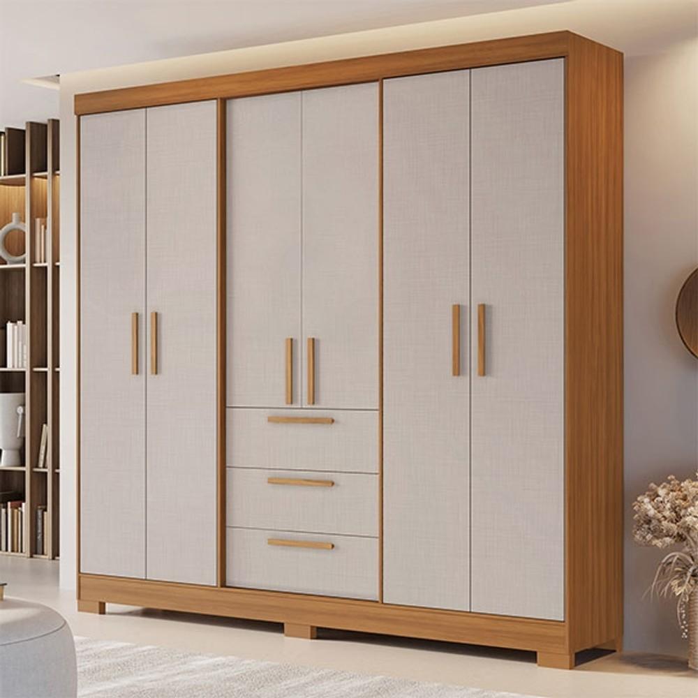 ROPERO PUERTAS CAJONES CON ESPEJO NT NOTAVEL FREIJO TREND / OFF WHITE TX ABB-343114