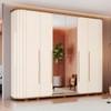 ROPERO PUERTAS CON ESPEJO PREMIUM HENN OFF WHITE NATURE ABB-343763