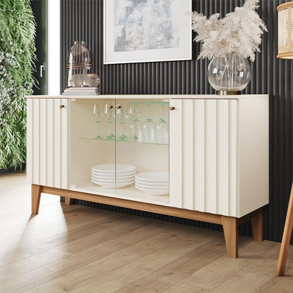 BUFFET PUERTAS EIFFEL HENN OFF WHITE | NATURE ABB-343800