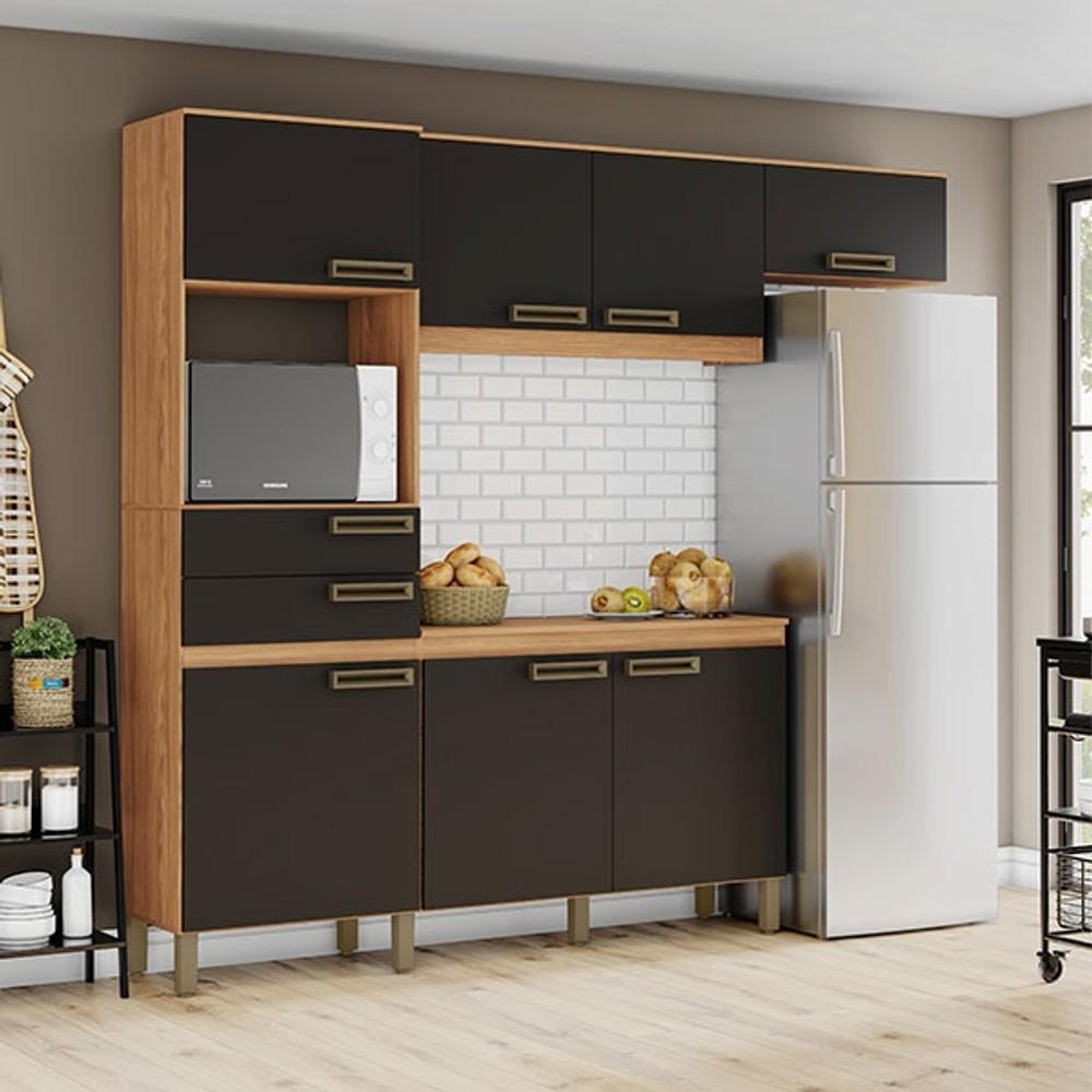 KIT COCINA PUERTAS CAJONES B BRIZ NATURE | NEGRO ABB-344296