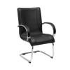 SILLA APROXIMACION ANA .. BASE CROMADA GIOBEL NEGRO ABB-345040