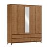 ROPERO PUERTAS CAJONES CON ESPEJO PRATA FN FINESTRA FREIJO ABB-345712