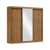 ROPERO PUERTAS CORREDIZAS CON ESPEJO FIRENZE FN FINESTRA FREIJO ABB-345736