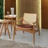 POLTRONA DE MADERA AMETISTA REFINATTO ALMENDRA | P ABB-362702
