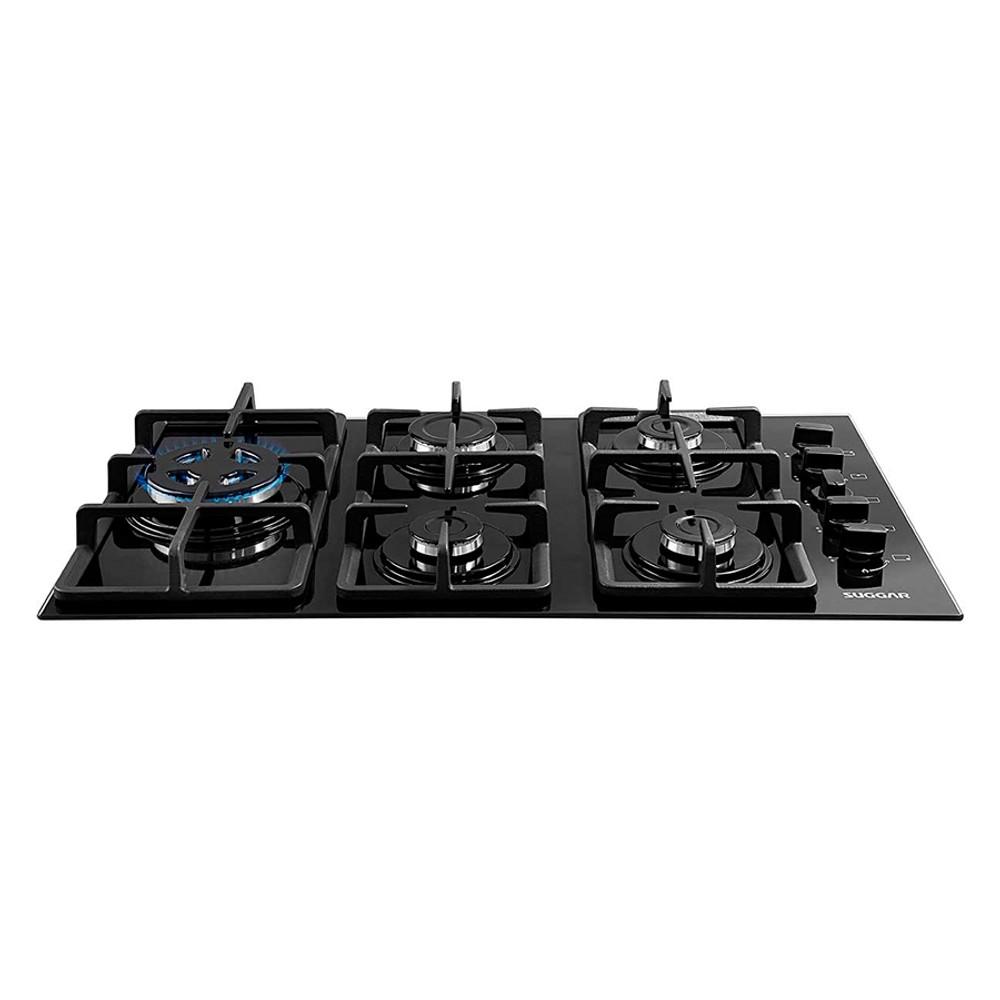 COOKTOP HORNALLAS HIERRO FUNDIDO TRIPLE LLAMA SUGGAR NEGRO ABB-365758