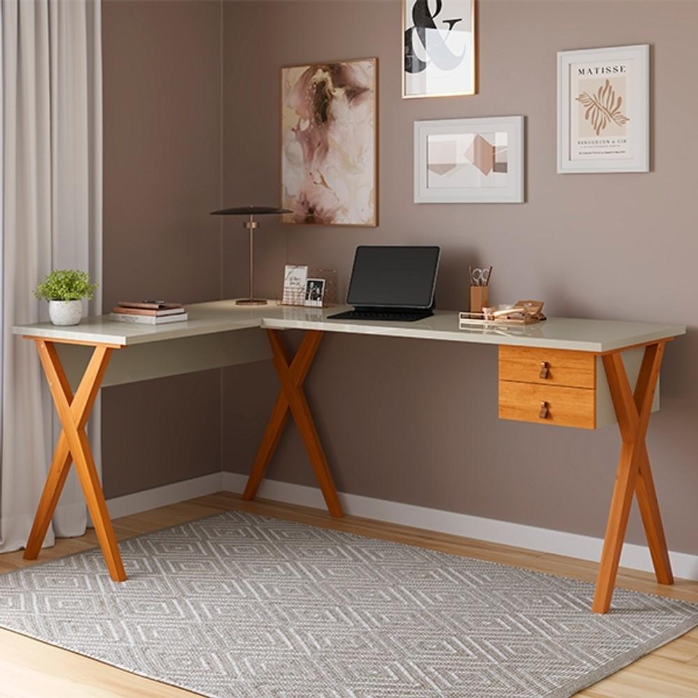 ESCRITORIO CANTO MALTA PATRIMAR OFF WHITE|CINAMOMO ABB-367158